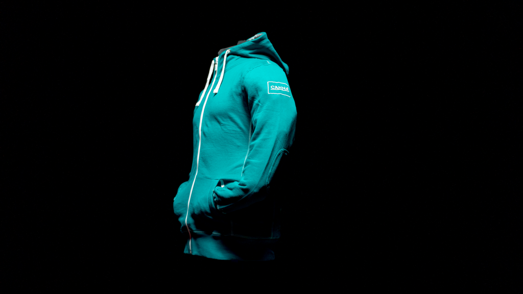 CANNA Green Hoodie (zipped)